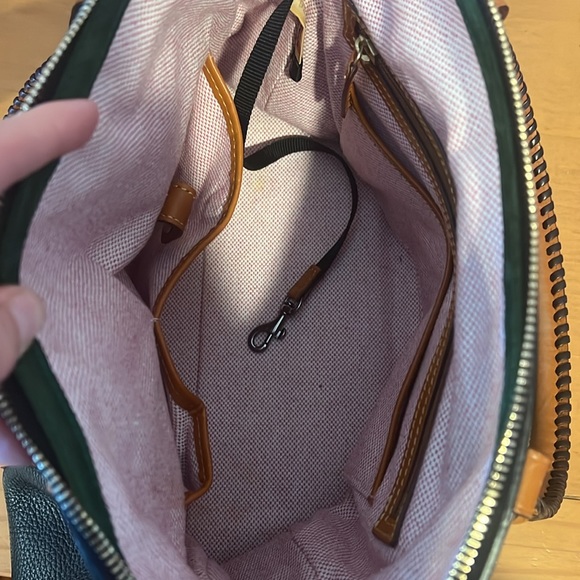 Dooney & Bourke Pebble Grain Satchel (Midnight Blue) - Picture 6 of 8